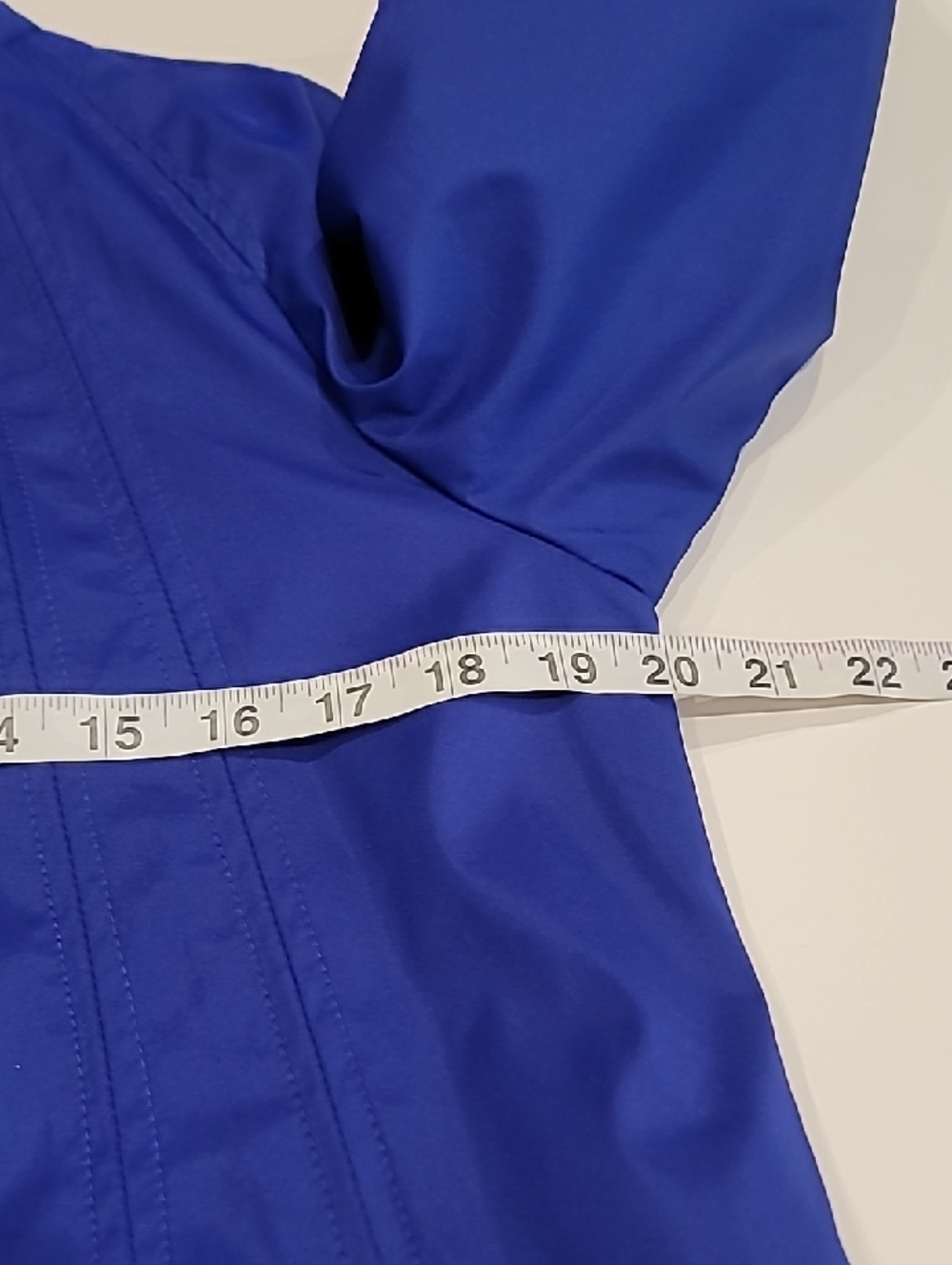 Black Rivet Coquette Short Flare Button-Front Jacket Cobalt Blue Small - Picture 14 of 15